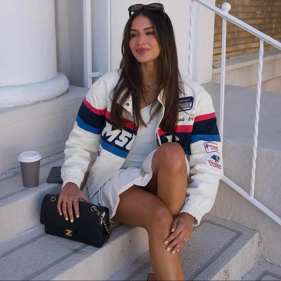 Mango Racing Jacket Medium - Picture 1 of 12